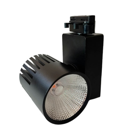 LED Tracklight 40W UPPSALA Black PHILIPS Driver single-phase rails - CRI+98