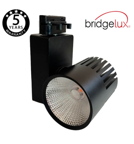 LED Tracklight 40W UPPSALA Black PHILIPS Driver single-phase rails - CRI+98