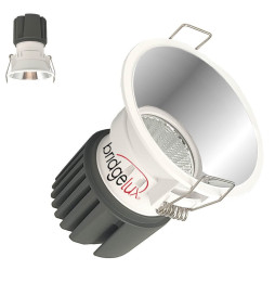 15W LED Downlight -  CHROME - CIRCULAR - CRI+92 - UGR13