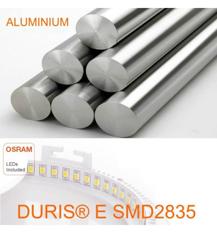 Placa Slim LED Circular 24W - UGR17 - OSRAM CHIP DURIS E 2835