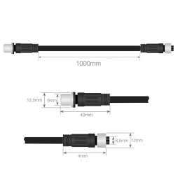 Conector de cabo em - I-  IP67