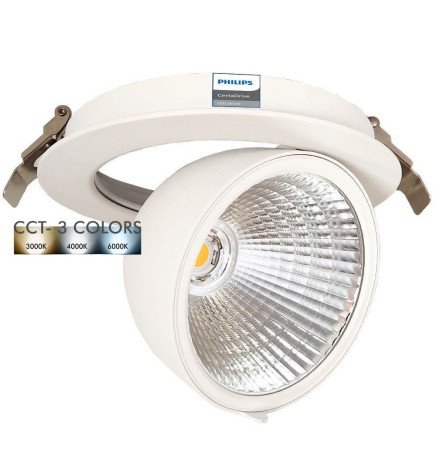 30W Downlight LED  Philips - CertaDrive - Round Spotlight  - HAMBURG