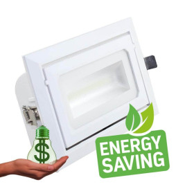 LED Downlight 36W OSRAM Chip Rektangulær 120º