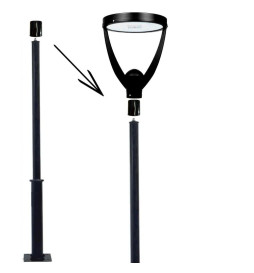 Coupling support for LED street lamp - 70mm