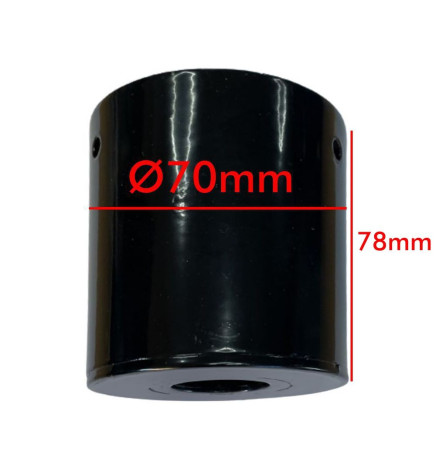 Coupling support for LED street lamp - 70mm