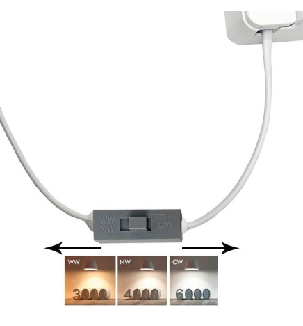 44W Round Adjustable LED Spotlight - IP20 - 24º - CCT