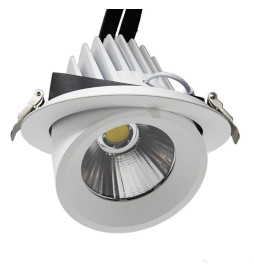 LED Downlight 44W Rund Justerbar - IP20 - 24º - CCT