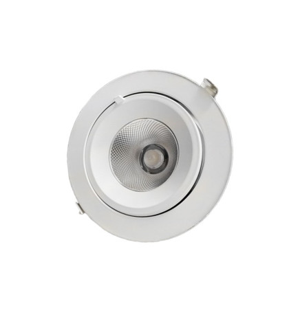 44W Round Adjustable LED Spotlight - IP20 - 24º - CCT