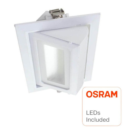 LED Downlight 36W OSRAM Chip Rektangulär 120º