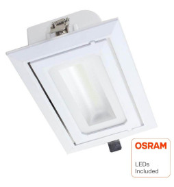 LED Downlight 36W OSRAM Chip Rektangulär 120º
