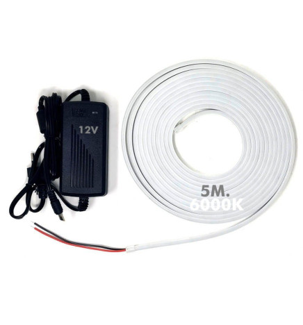 LED Stripe Neon LED 6mm 12V + Stromversorgung
