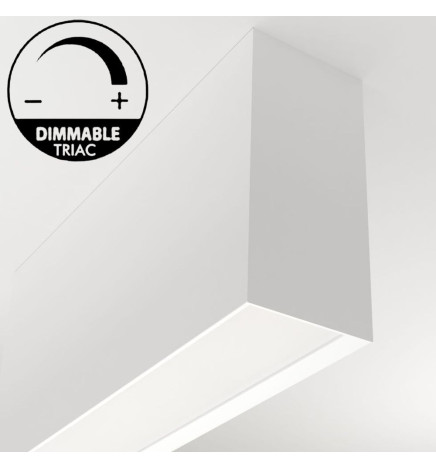 OULU BLANC - Applique Linéaire LED saillie - 0.44m - 0.94m - 1.44m - 1.94m - IP54