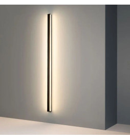 LED-Seinävalaisin - Lineaarinen - OULU MUSTA - 0.44m - 0.94m - 1.44m - 1.94m - IP54