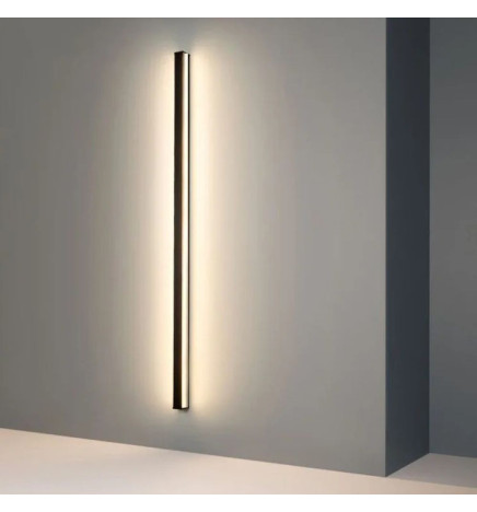 LED-Seinävalaisin - Lineaarinen - OULU MUSTA - 0.44m - 0.94m - 1.44m - 1.94m - IP54