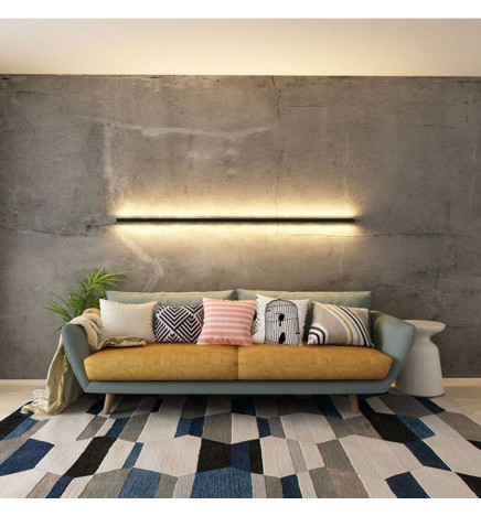 LED-Seinävalaisin - Lineaarinen - OULU MUSTA - 0.44m - 0.94m - 1.44m - 1.94m - IP54