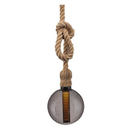 Lampadina LED - Moderna - Vetro - Fumo Morbido - 4W - E27 - G125