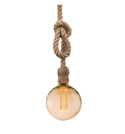LED-Lampe - Modern - Bernsteinkristall - 4W - E27 - G125 - Dimmbar