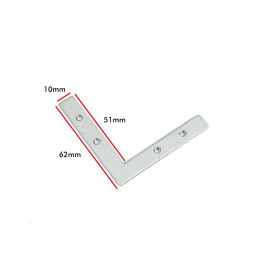 Union de refuerzo  para Perfil aluminio en - L