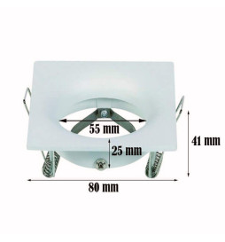 LED-ram fast vit GU10-MR16