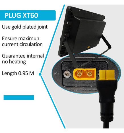 200W SOLAR LED Outdoor Floodlight - AVANT LUMILEDS - 5700K