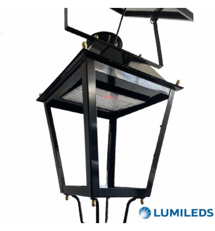 Solcelle-LED-lysstolpe - Villa - 300W  Chip LUMILEDS - Stål