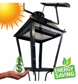 Aurinkoenergialla toimiva LED-katuvalo - Huvila - 300W Chip LUMILEDS - Teräs