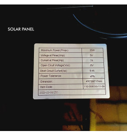 Solcelle-LED-lysstolpe - Villa - 300W  Chip LUMILEDS - Stål