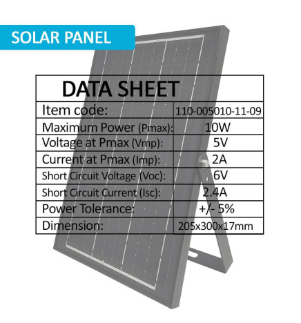 100W SOLAR LED Outdoor Floodlight - AVANT LUMILEDS - 5700K