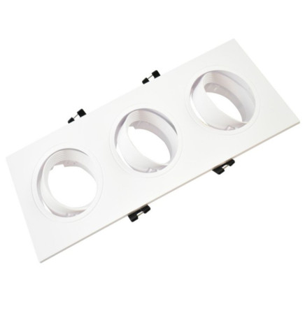 Housing Square Adjustable WHITE for GU10