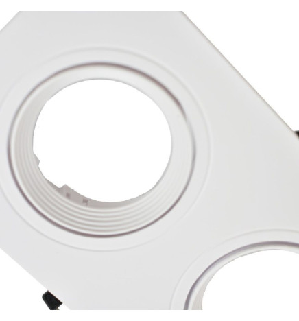 Housing Square Adjustable WHITE for GU10