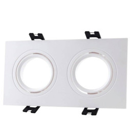 Einstellbarer Quadratischer Kreisring für  GU10