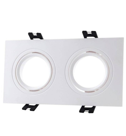 Einstellbarer Quadratischer Kreisring für  GU10