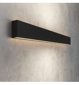 LED-Seinävalaisin - Lineaarinen - OULU MUSTA - 0.44m - 0.94m - 1.44m - 1.94m - IP54