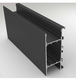 LED-Seinävalaisin - Lineaarinen - OULU MUSTA - 0.44m - 0.94m - 1.44m - 1.94m - IP54