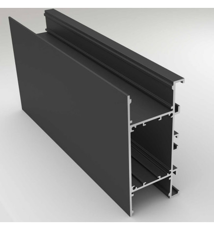 LED-Seinävalaisin - Lineaarinen - OULU MUSTA - 0.44m - 0.94m - 1.44m - 1.94m - IP54