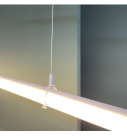 Linearlampe Pendelleuchte - OSLO DOUBLE - 0,72 m - 1,28 m - 1,84 m - IP20