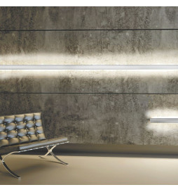 LED Wandleuchte Lineare - WASHINGTON GRAU - 0.44m - 0.94m - 1.44m - 1.94m - IP54