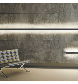 LED-Væglampe  -Lineær - WASHINGTON SORT - 0,5 m - 1 m - 1,5 m - 2 m - IP54