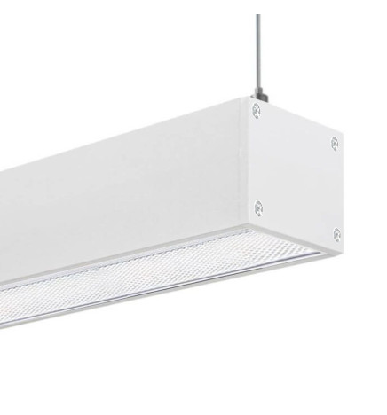 LED 72W Linear - 2 meters - Black - Strip Light + POSTDAM Pendant - UGR17