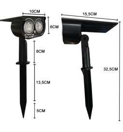 Pica solar de jardim  LED - IP65 -  4000K