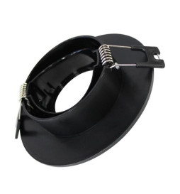 Sirkulært Ring - Svart - Justerbar for GU10