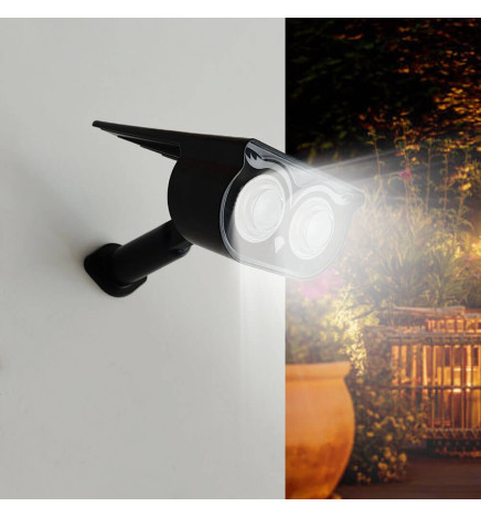 Grüne Solar-Gartenleuchte LED - IP65 -  4000K