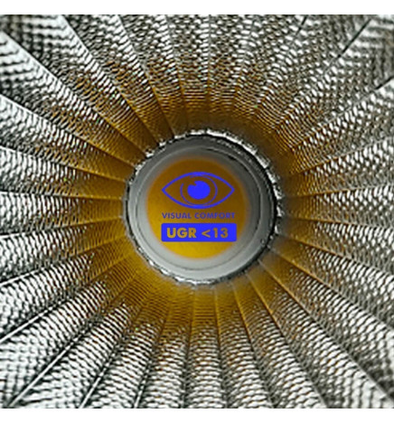 Encastré LED 15W - Orientable - NOIR - CRI+92 - UGR13