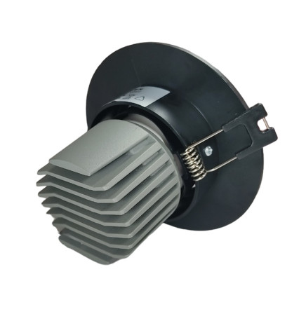 Encastré LED 15W - Orientable - NOIR - CRI+92 - UGR13