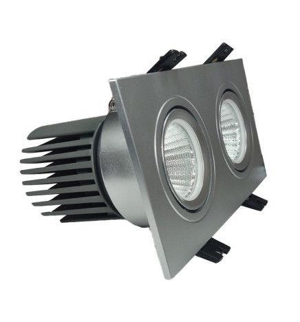 Encastré LED 30W - Orientable - BLANC Double - CRI+92 - UGR13