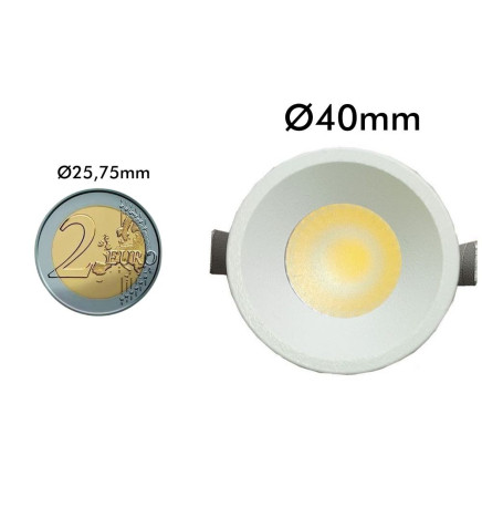 LED Strahler Downlight  5W - Weiß - Bridgelux Chip -  UGR13