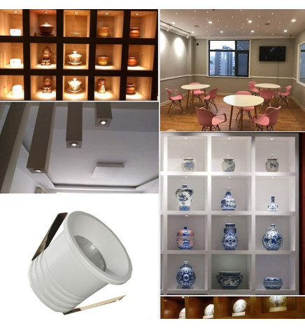 LED Strahler Downlight  5W - Weiß - Bridgelux Chip -  UGR13