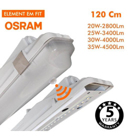 Integrated-LED Tri-Proof Light - PIR MOTION SENSOR - 35W-30W-25W-20W -  OSRAM Driver - 120cm