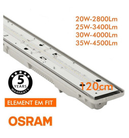 LED Feuchtraumleuchte  Integrierten -PIR-BEWEGUNGSMELDER  - 35W-30W-25W-20W -  OSRAM Driver - 120cm