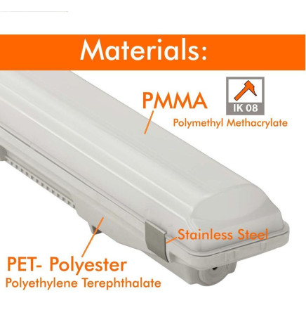 Integrated-LED Tri-Proof Light - PIR MOTION SENSOR - 35W-30W-25W-20W -  OSRAM Driver - 120cm